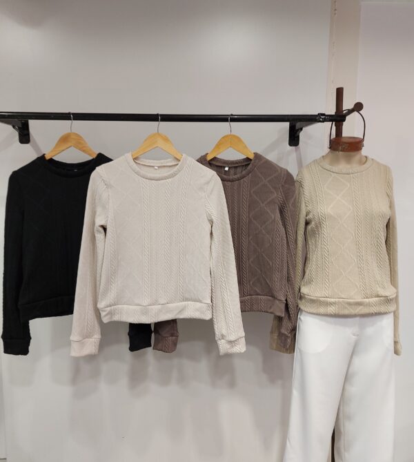 C424 Sweater c/ puño